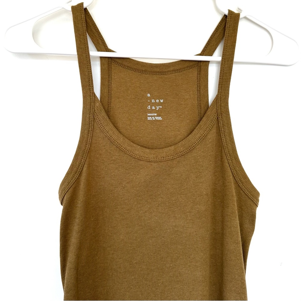 A New Day Brown Racerback Tank Top - Picture 2 of 8